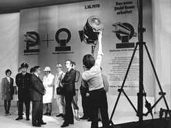Presseveranstaltung zur Gründung der Stahlwerke Peine-Salzgitter AG, 1970 Foto von der Presseveranstaltung zur Gründung der Stahlwerke Peine-Salzgitter AG, 1970